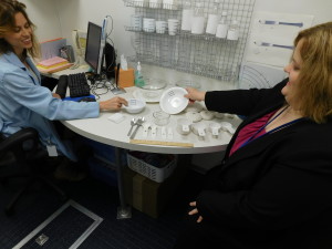 Jenni Echols offered a measuring bowl.