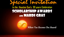 The Houston Sun’s 30th Anniversary Scholarship Masquerade Mardi Gras Gala
