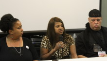 National Black United Front Houston, New Black Panther Party host Rossalind Wright, takes a stand on racial brutality