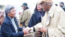 MLK, Jr. statue donors, Ovide Duncantell receives ‘roses’